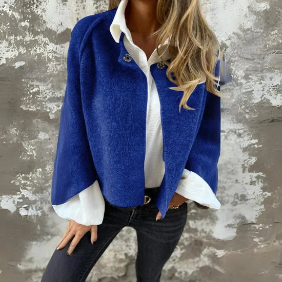 Wool Blend Cropped Jacket
