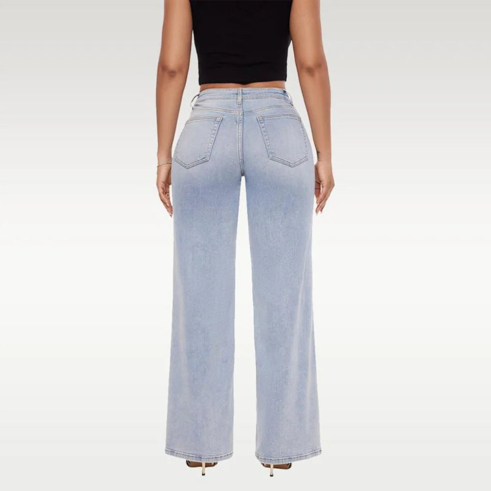 High-Rise Wide-Leg Jeans