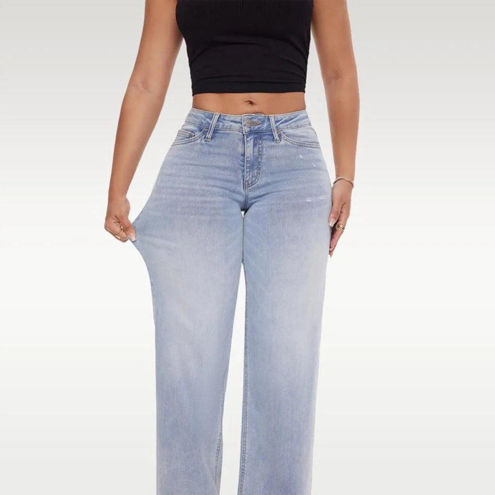 High-Rise Wide-Leg Jeans