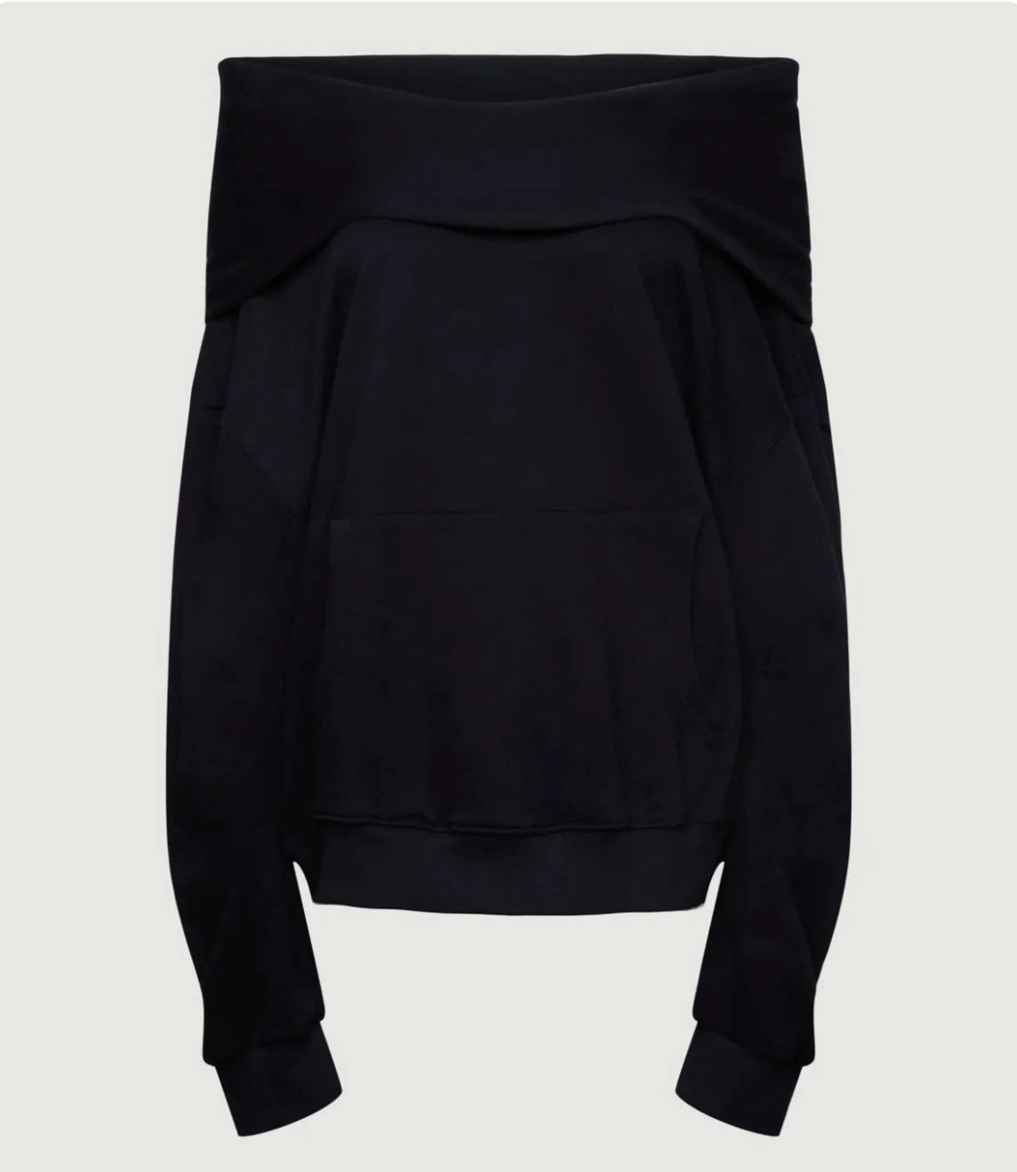 Off-Shoulder Relaxed Sweatshirt