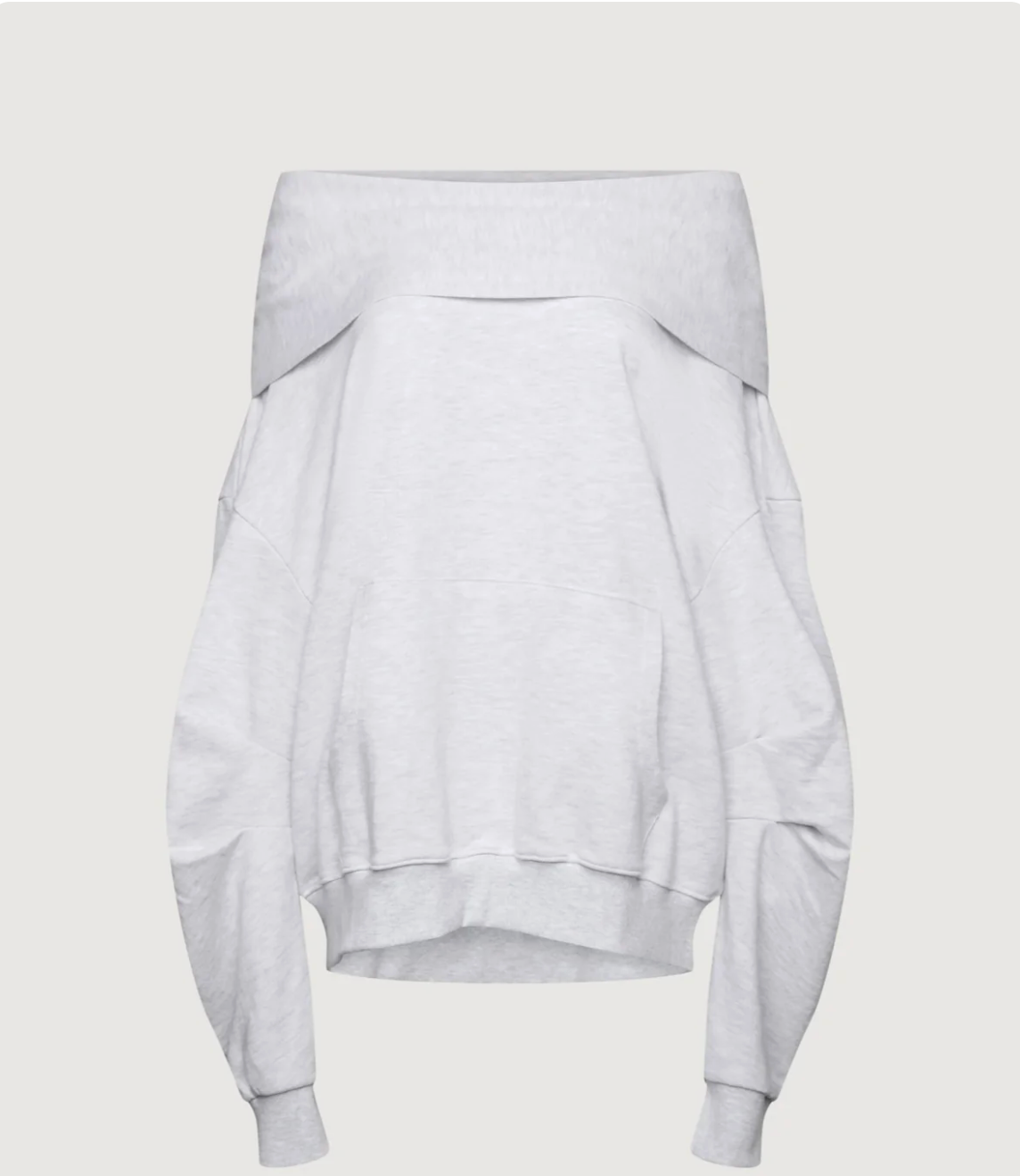 Off-Shoulder Relaxed Sweatshirt