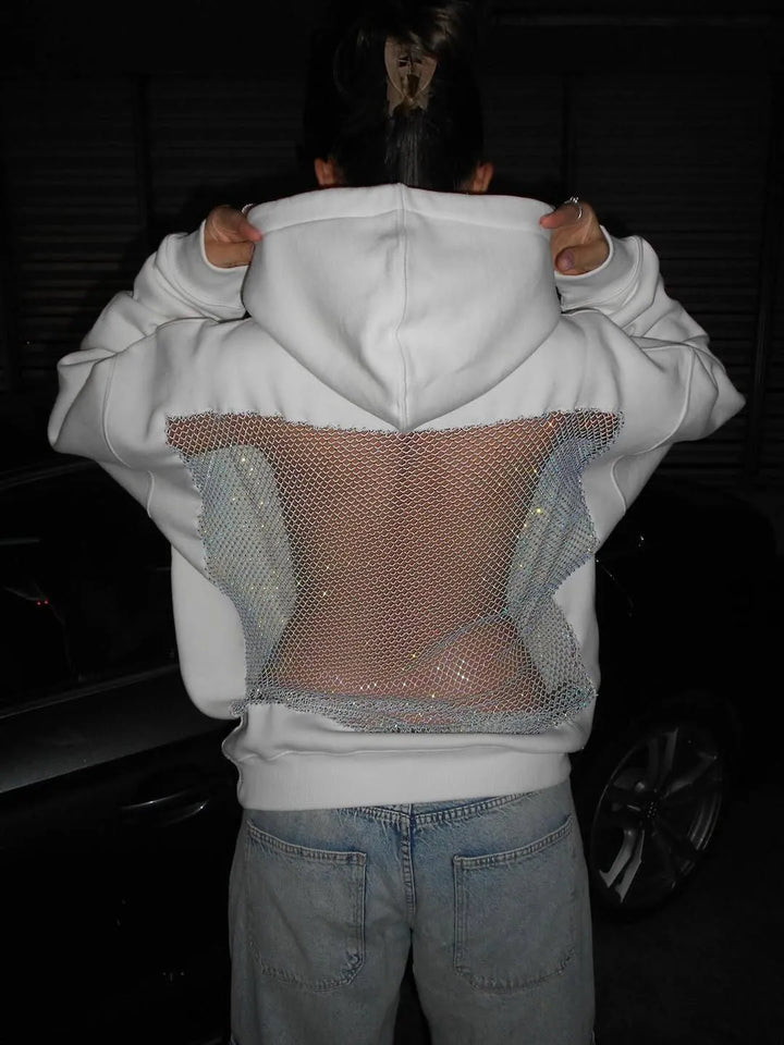 Back Mesh Hoodie