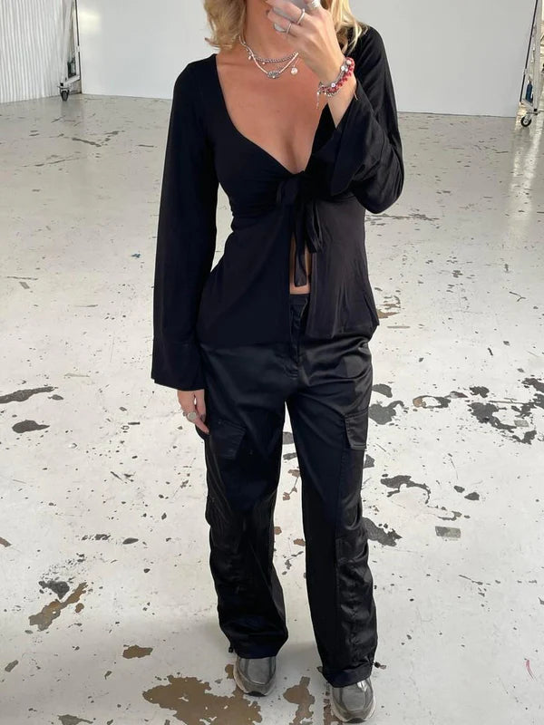 Effortless Tie-Front Top